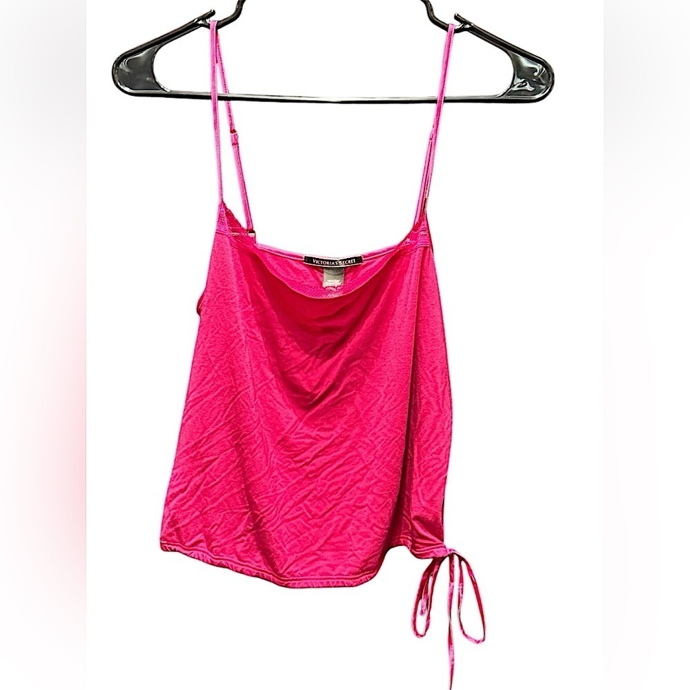 Victoria secret hot Pink Spaghetti ADJUSTABLE Strap Top MEDIUM